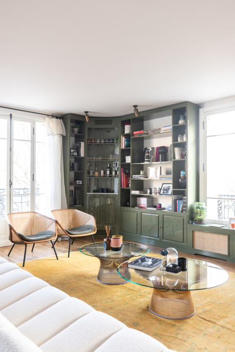 Квартира дизайнера Орнеллы Абуаф в городке Нёйи-сюр-Сен, Франция
