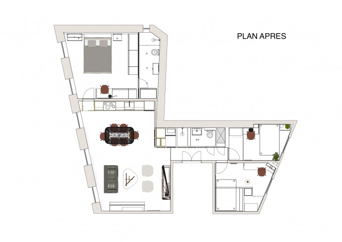 Квартира площадью 78 м2 в Марселе, Франция