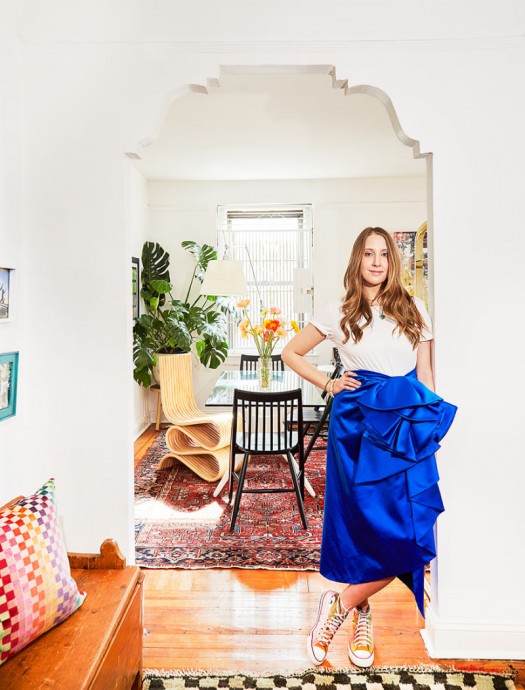 Квартира владелицы магазина цветов Popup Florist Келси Хейс в Нью-Йорке