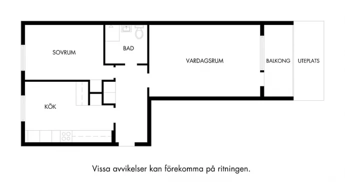Шведская квартира площадью 59 м2