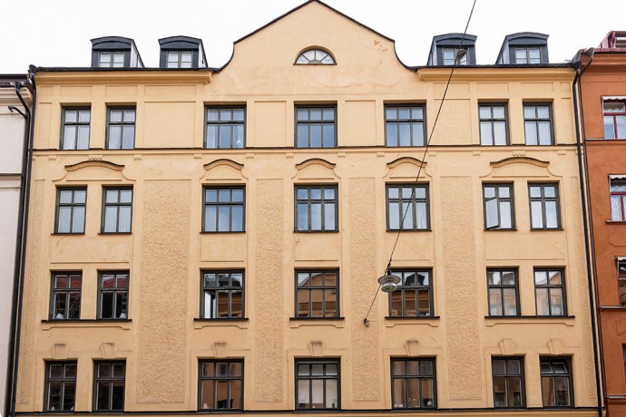 Квартира в старом доме в центре Стокгольма (88 м2)
