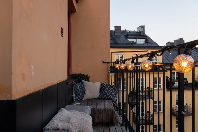 Мансардная квартира в Стокгольме