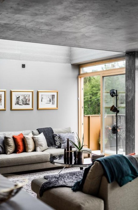 Шведская квартира-лофт площадью 95 м2 Шведская квартира-лофт площадью 95 м2