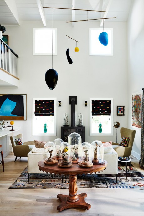 Дом дизайнера Шейлы Бриджес в долине Гудзона, Нью-Йорк