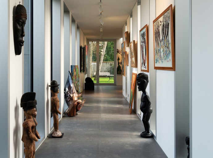 Резиденция коллекционера, увлеченного современным искусством, в Швейцарии