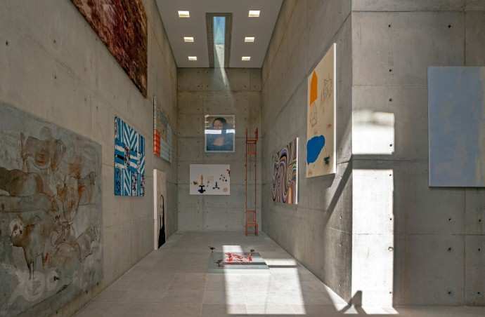 Дом коллекционера произведений современного искусства в городе Куритиба, Бразилия