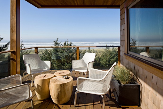 Трёхуровневый дом на побережье в Орегоне