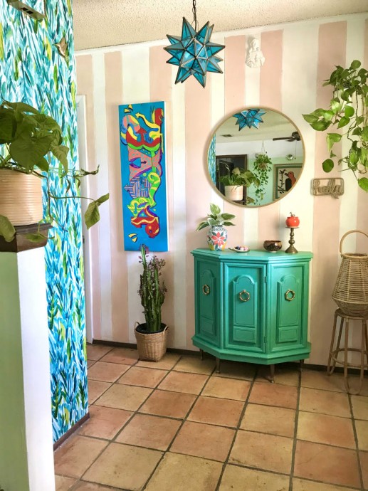 Красочный дом дизайнера Лилли Гарсия в Орландо, Флорида