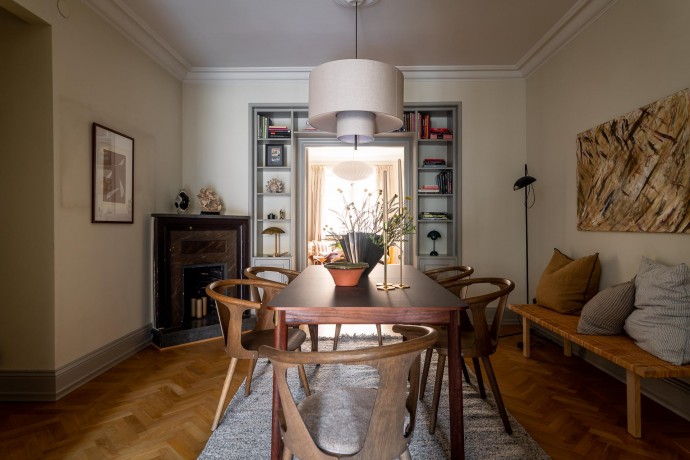 Квартира площадью 110 м2 в доме 1929 года постройки в Гётеборге Квартира площадью 110 м2 в доме 1929 года постройки в Гётеборге