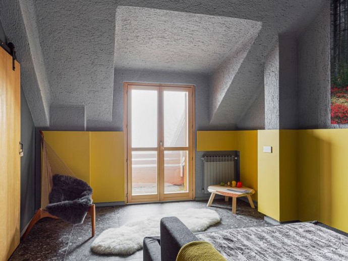 Квартира предпринимателя Клаудии Парзани на горнолыжном курорте Монтекампионе, Италия
