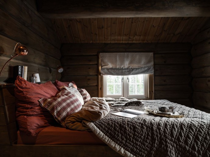 Бревенчатый дом на горнолыжном курорте Оре, Швеция