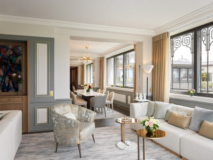 Пентхаус на крыше парижского отеля Le Meurice