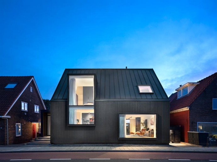 Современный дом в городе Лейден, Нидерланды