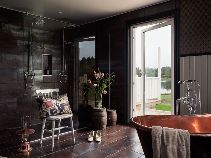 Капитально отремонтированный фермерский дом 1912 года постройки в Швеции