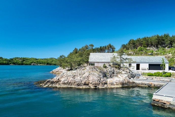 Дом совладелицы компании по проектированию кораблей Ганни Сандвик в коммуне Берген, Норвегия