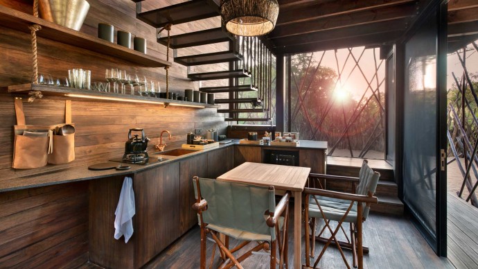 Ngala Treehouse - уединенный домик в частном заповеднике Ngala Private Game Reserve, ЮАР