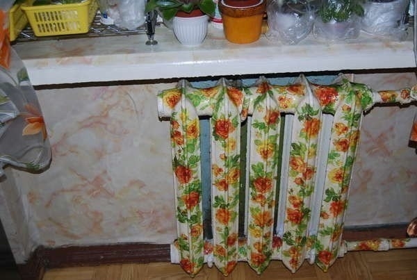Декупаж радиаторов отопления