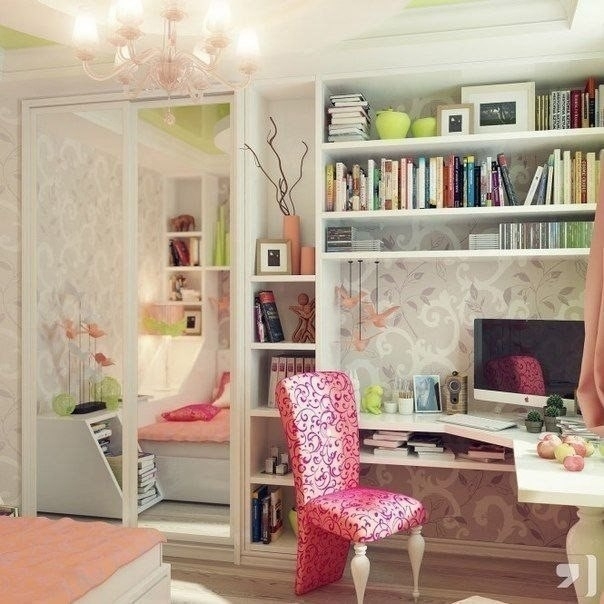 Отличный дизайн комнаты для девушки