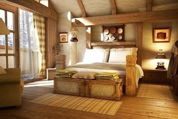 Дизайн спальни в частном доме: множество идей оформления идеальных интерьеров