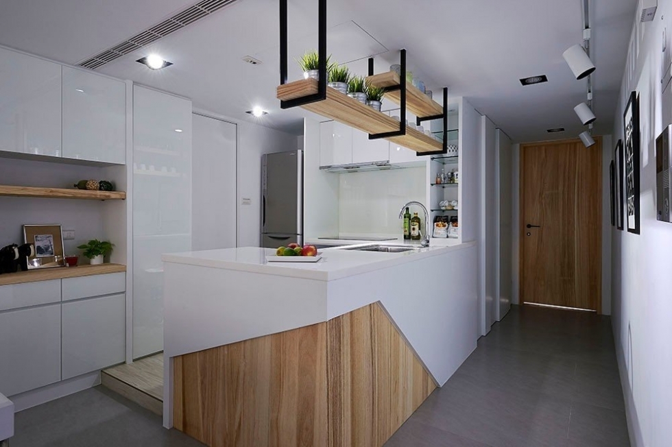 Современная квартира Matrix Residence в Тайбэе, в Тайвани.