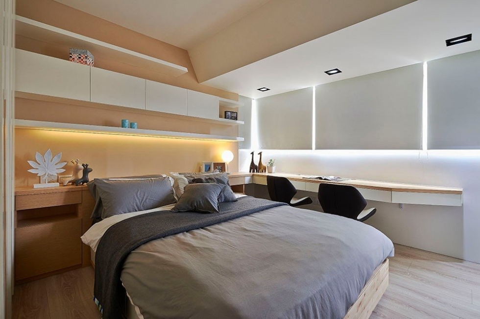 Современная квартира Matrix Residence в Тайбэе, в Тайвани.