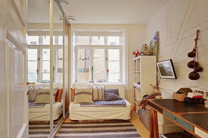Интерьер квартиры в Дании.