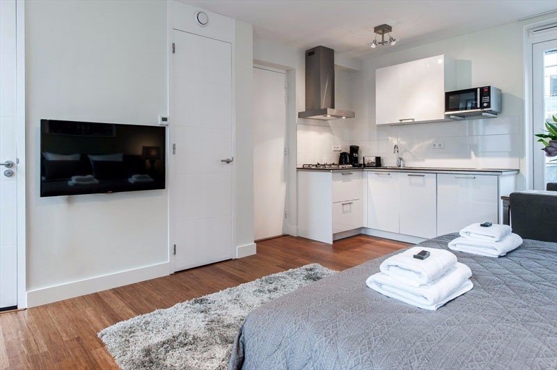 Маленькая квартира площадью 33 кв.м в Амстердаме.