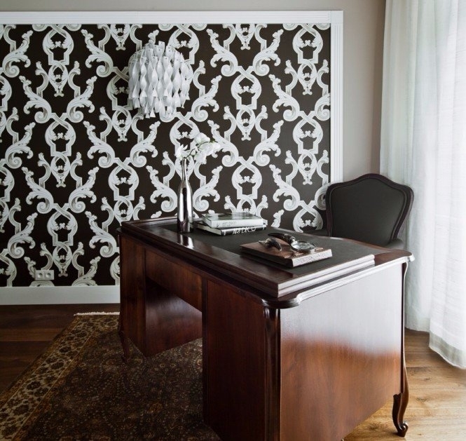 Современный, эклектичный интерьер квартиры в Варшаве, разработанный студией Nasciturus Design.