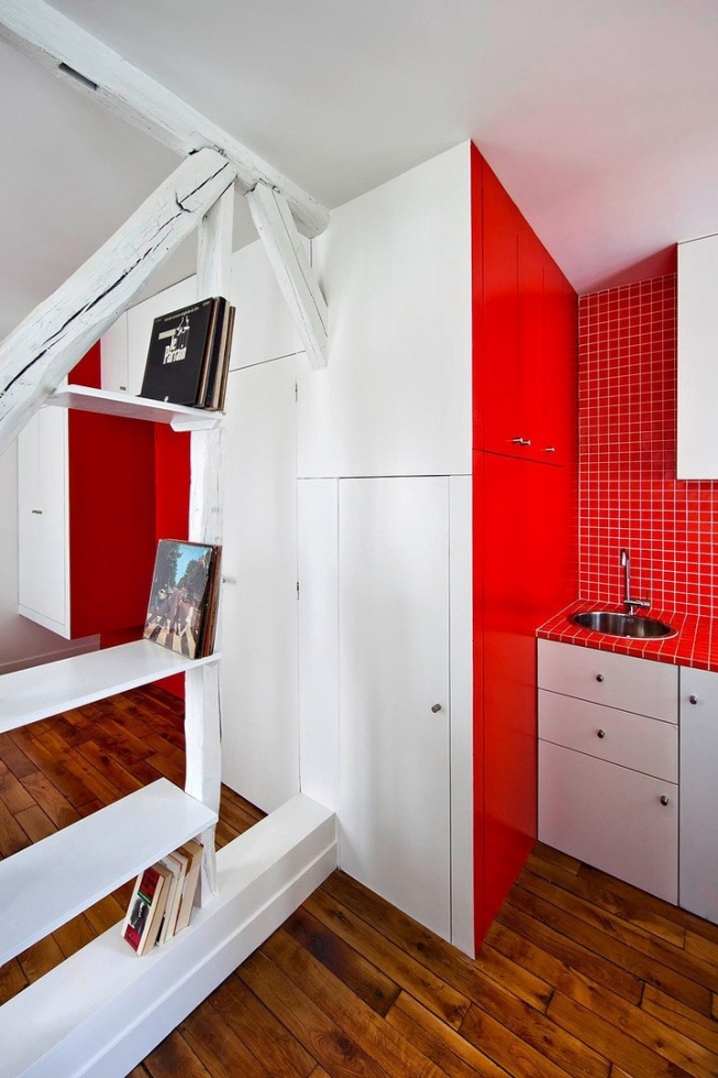 Крошечная квартира в Париже (25 кв.м.) Крошечная квартира в Париже (25 кв.м.)