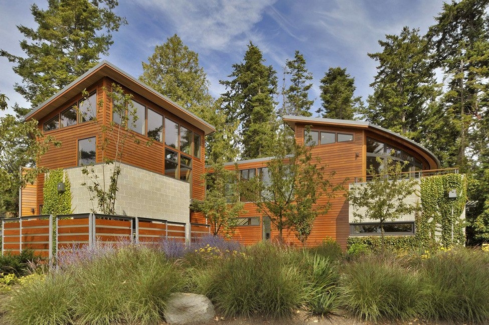 Дом у залива в штате Вашингтон