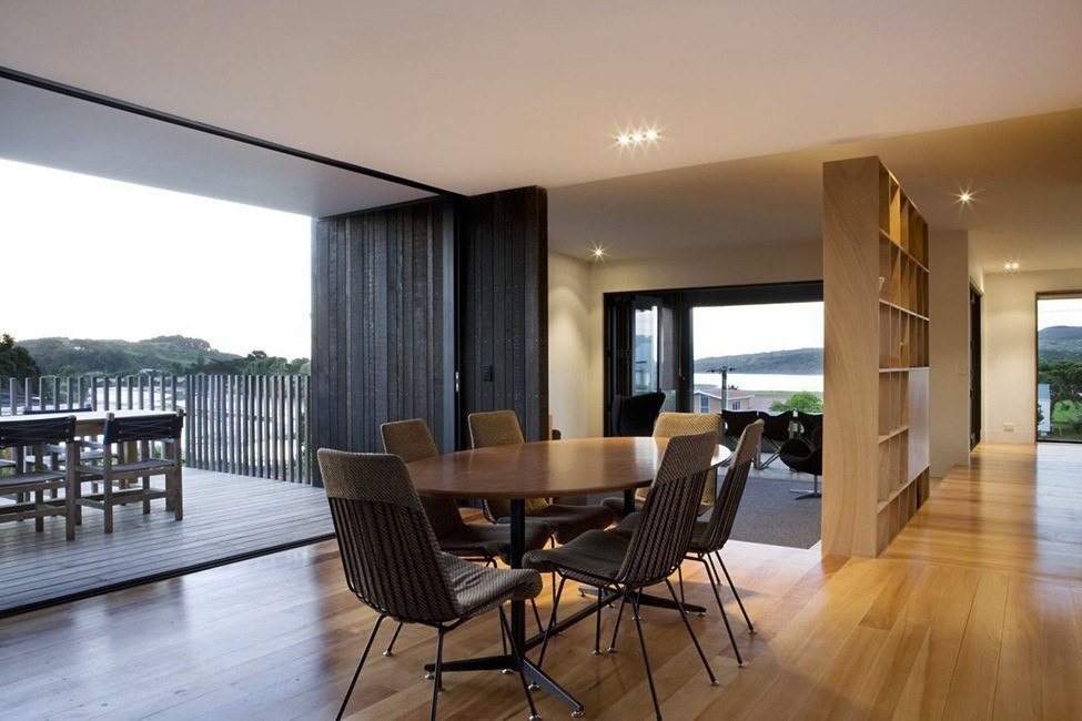 Особняк из дерева и бетона в Новой Зеландии
