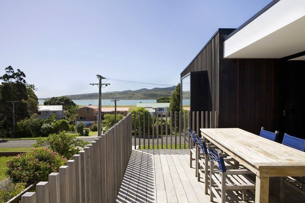 Особняк из дерева и бетона в Новой Зеландии