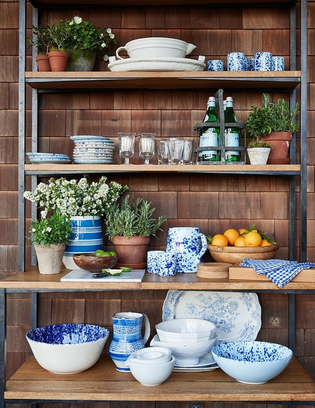 Оттенки синего в интерьере дома в Калифорнии по проекту Mark D. Sikes Оттенки синего в интерьере дома в Калифорнии по проекту Mark D. Sikes