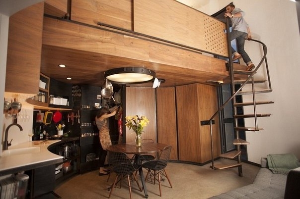 Компактный домик-цилиндр площадью всего 31 кв.м Компактный домик-цилиндр площадью всего 31 кв.м