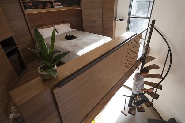 Компактный домик-цилиндр площадью всего 31 кв.м Компактный домик-цилиндр площадью всего 31 кв.м