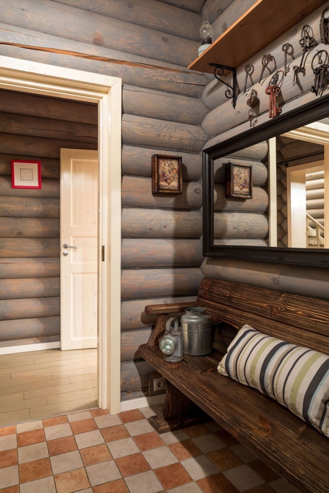 Дизайн бревенчатого дома