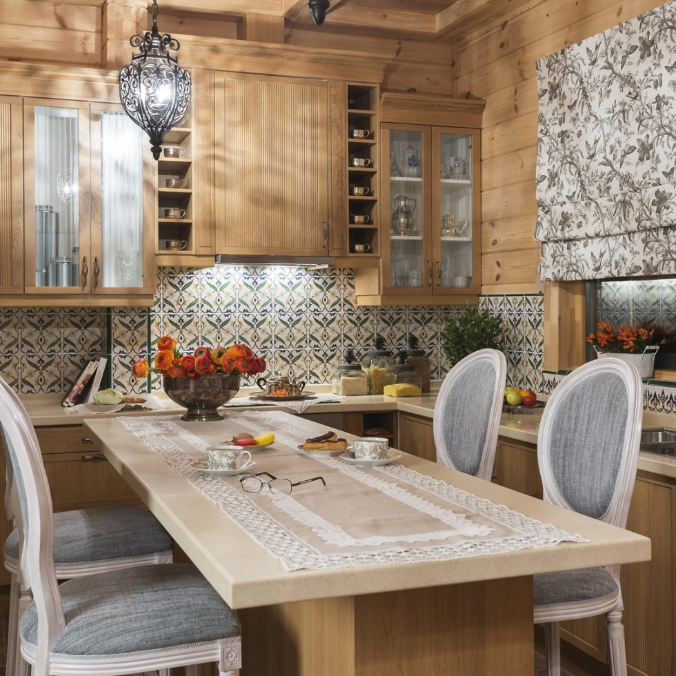 Интерьер деревянного дома