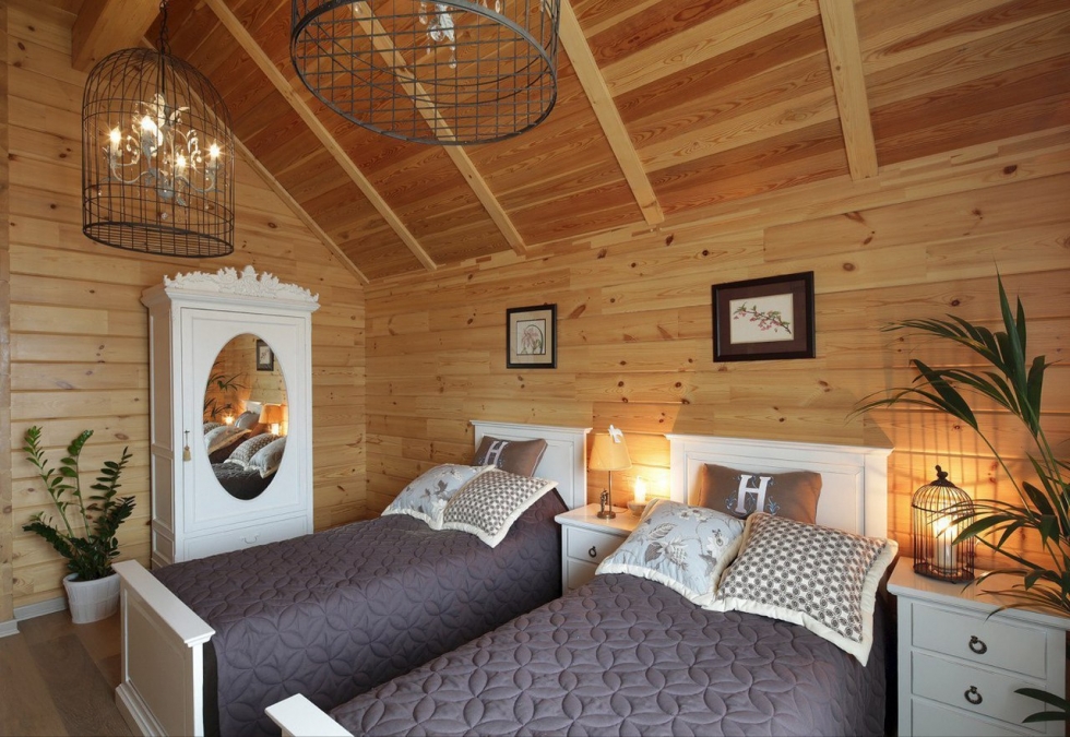 Интерьер деревянного дома