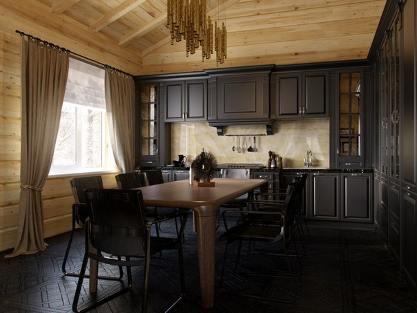 Дизайн загородного дома из клеенного бруса 