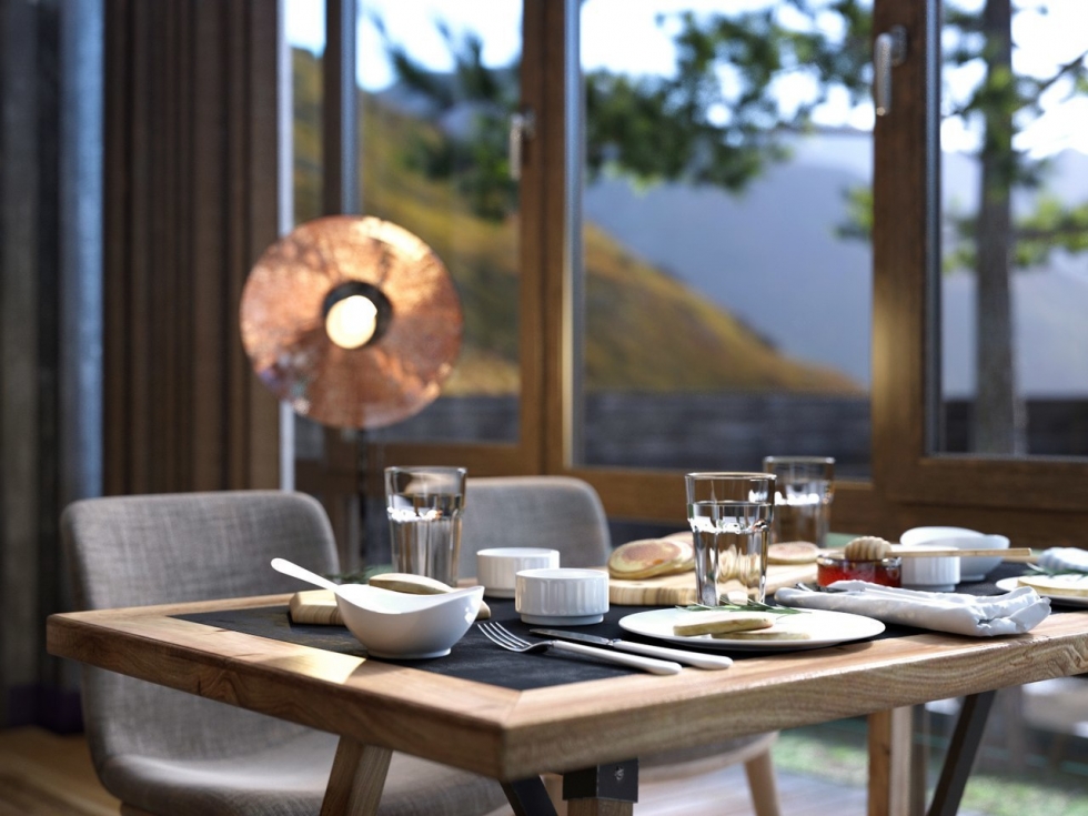 Интерьер гостевого дома.