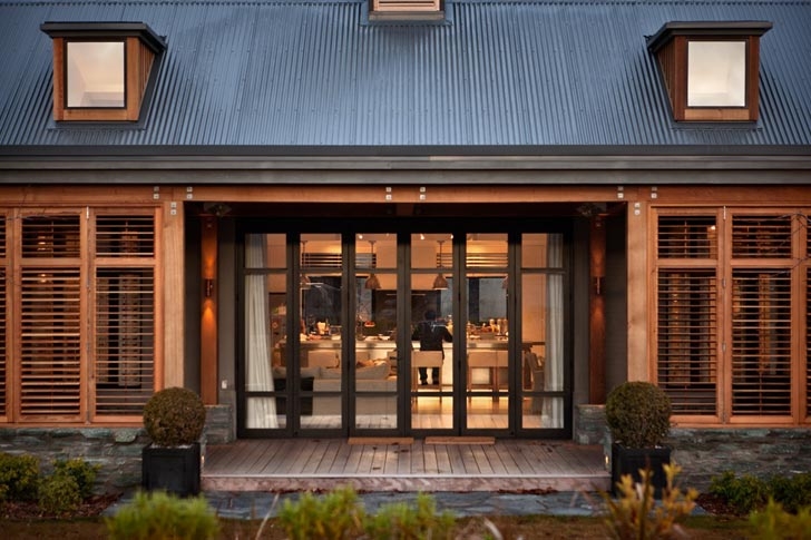 Чудесный дом с видом на горы в новой зеландии