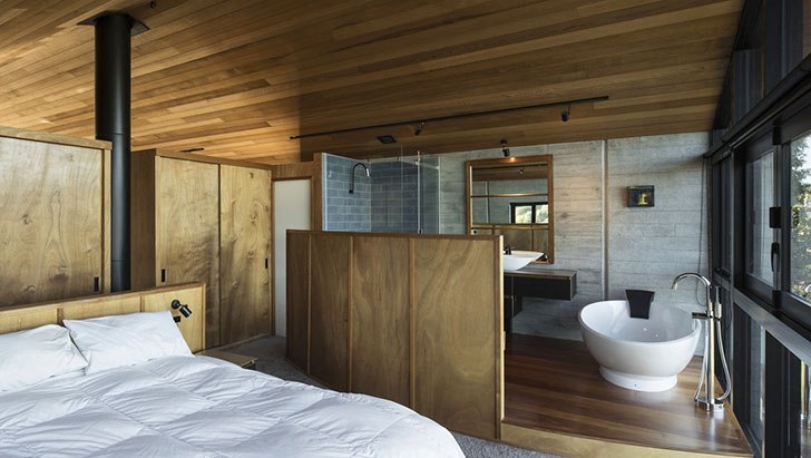 Современный дом правильной формы в Новой Зеландии Современный дом правильной формы в Новой Зеландии