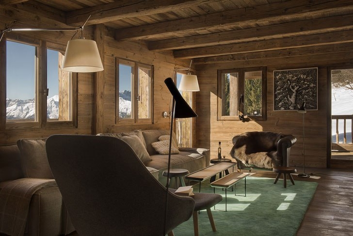 Прекрасное альпийское шале дизайнера в дали от популярных курортов