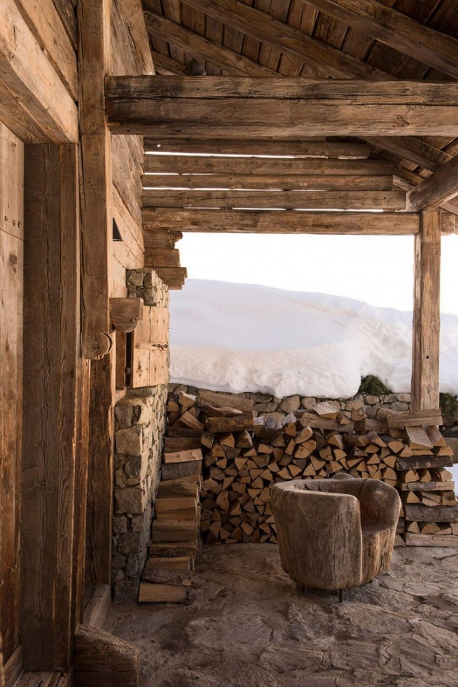 Прекрасное альпийское шале дизайнера в дали от популярных курортов