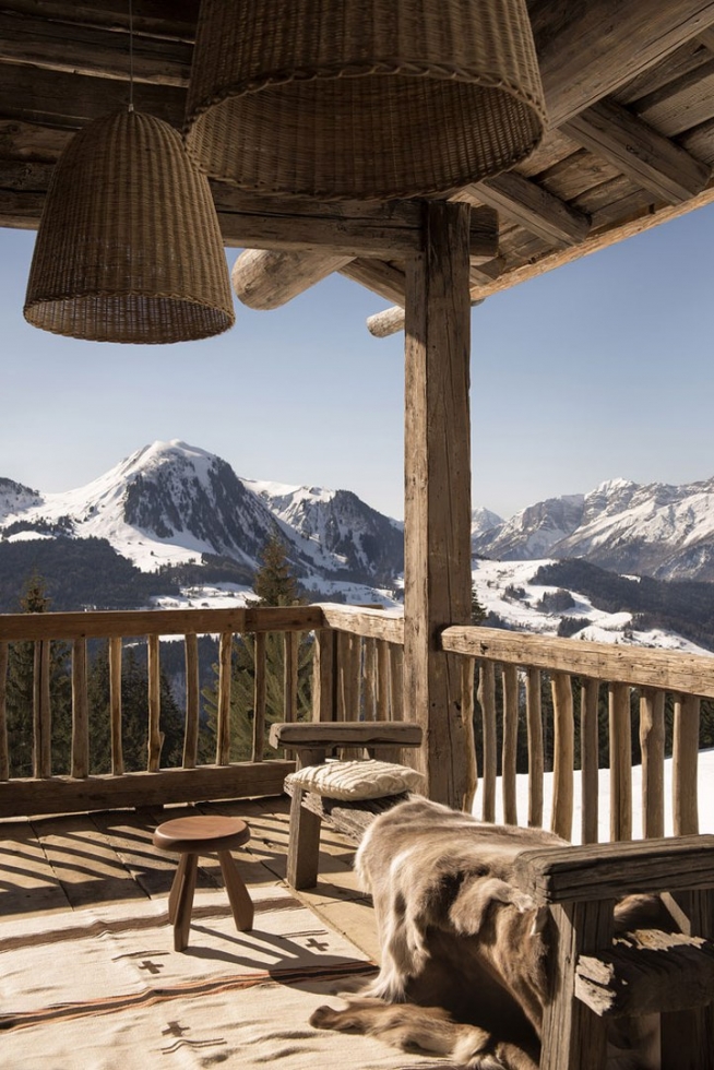 Прекрасное альпийское шале дизайнера в дали от популярных курортов