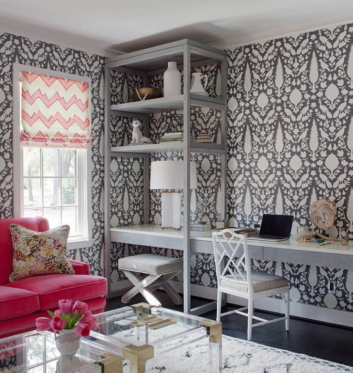 Дом, в котором обои и текстиль делают весь дизайн Дом, в котором обои и текстиль делают весь дизайн