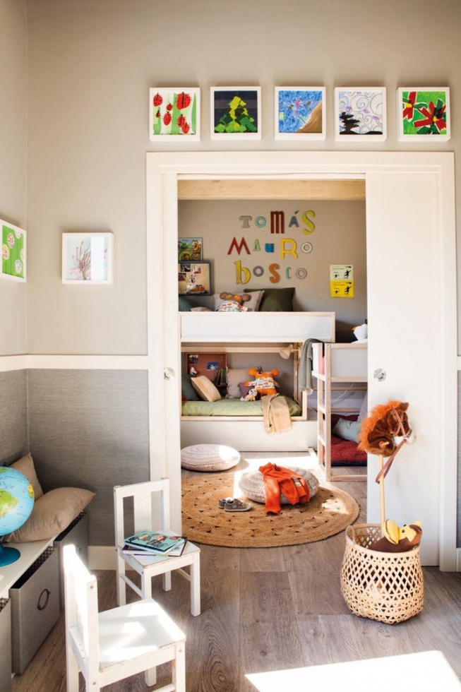 Когда много детей, но мало места: небольшой дом в Барселоне Когда много детей, но мало места: небольшой дом в Барселоне