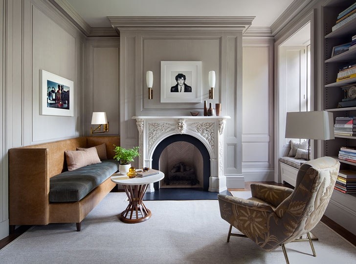 Великолепный таунхаус из красного кирпича в Нью-Йорке