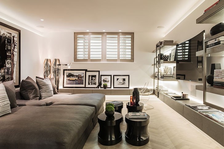 Большой дом известного дизайнера Kelly Hoppen в Лондоне