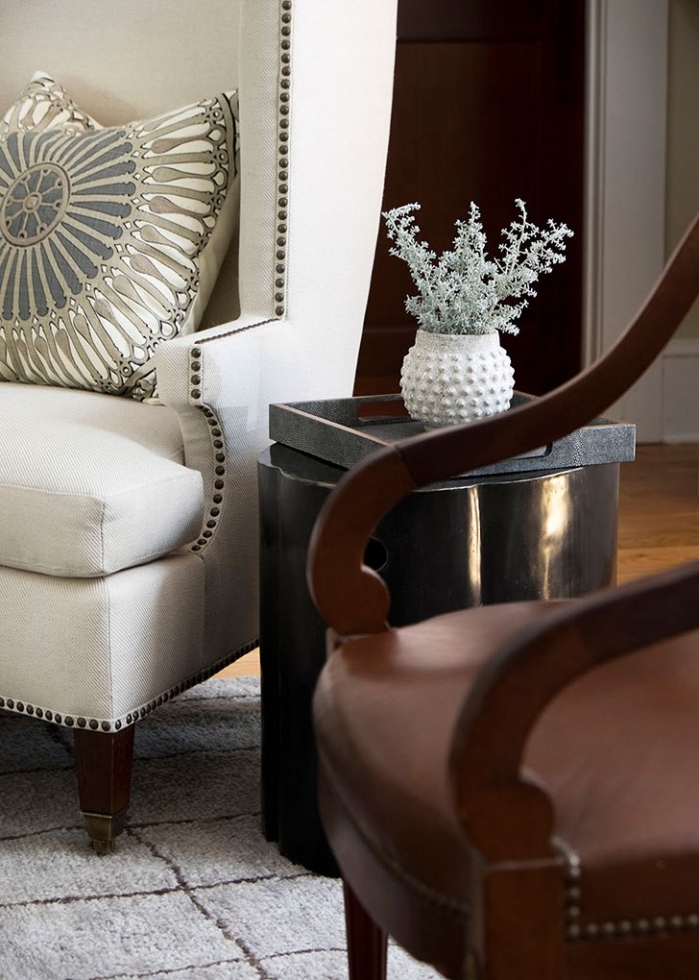 Элегантный и благородный интерьер деревянного коттеджа в США Элегантный и благородный интерьер деревянного коттеджа в США